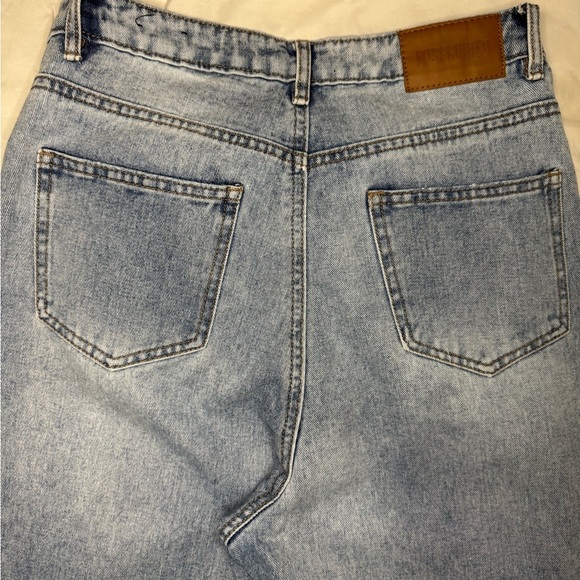 Misguided riot Women's Distressed Blue Jeans Size 6.                #20 - Picture 10 of 11